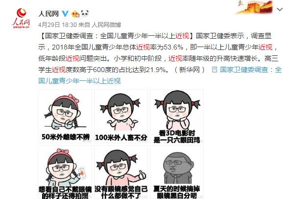 孩子近視竟與家長這種行為有關，家長再不知道就晚了